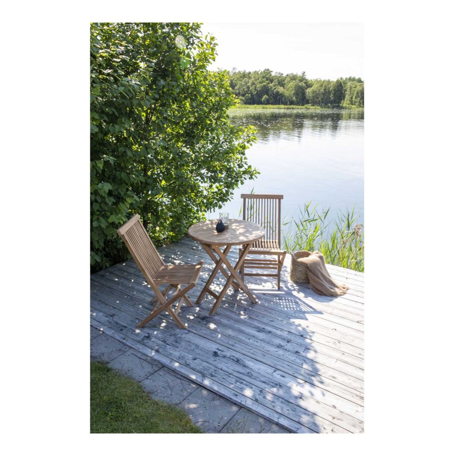 VENTURE DESIGN Kenya udendrs foldestol - natur teaktr 