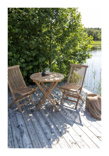 VENTURE DESIGN Kenya udendrs foldestol - natur teaktr 