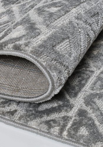 TEPPI Notta 1108 gulvtppe, rektangulr - creme/gr polypropylen/polyester (120x170)