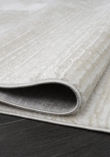 TEPPI Jasmine gulvtppe m. mnster, rektangulr - multifarvet polyester (140x200)