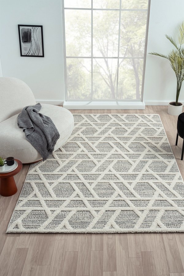 TEPPI Sevilla 5508 gulvtppe, rektangulr - multifarvet polypropylen (80x150)