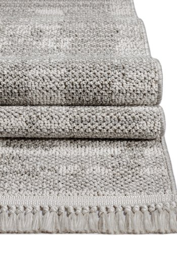 TEPPI Bastia 1277 gulvtppe, rektangulr - creme/gr polypropylen (160x230)