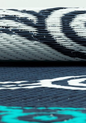 NORDVÄRK Savana 8809 udendrs gulvtppe, rektangulr - grn polypropylen (90x180)