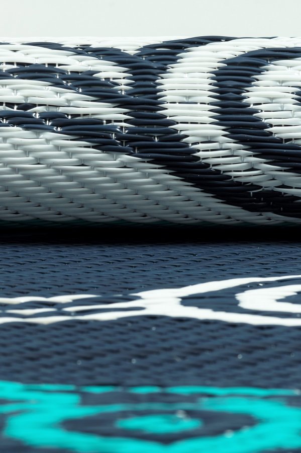 NORDVÄRK Savana 8809 udendrs gulvtppe, rektangulr - grn polypropylen (90x180)