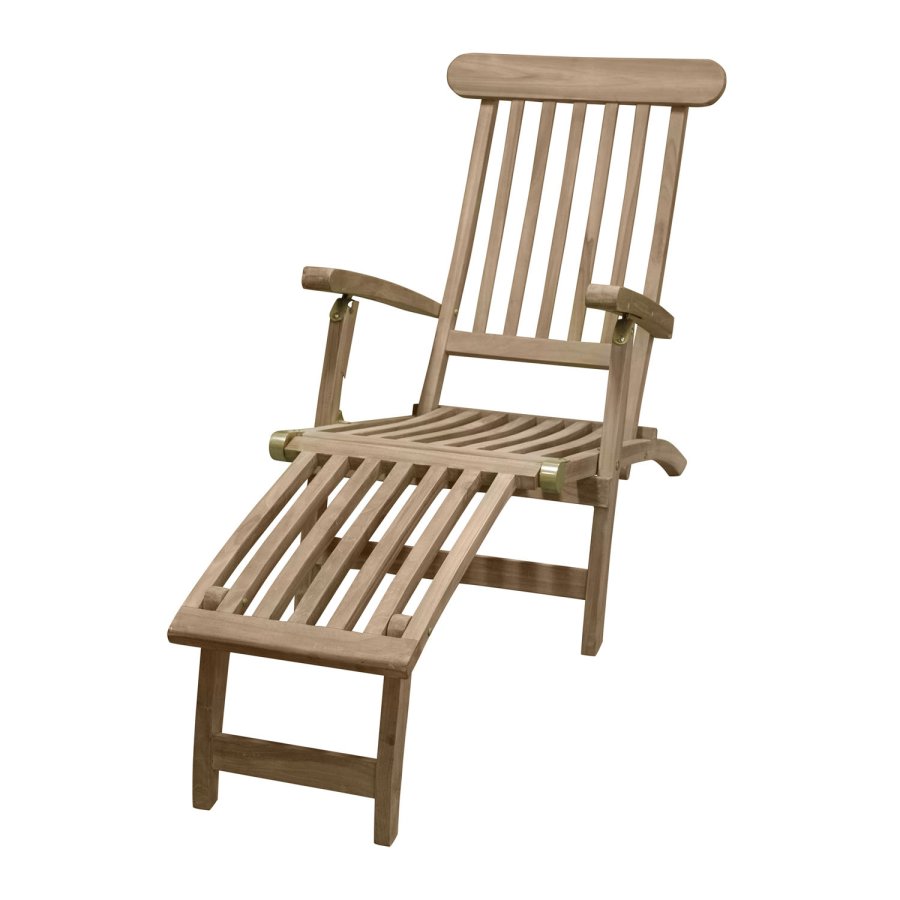 VENTURE DESIGN Kenya udendrs liggestol - natur teaktr 