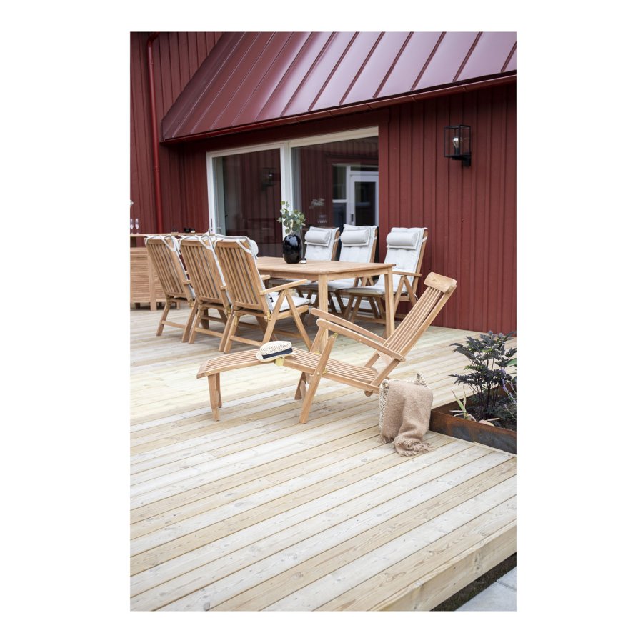VENTURE DESIGN Kenya udendrs liggestol - natur teaktr 