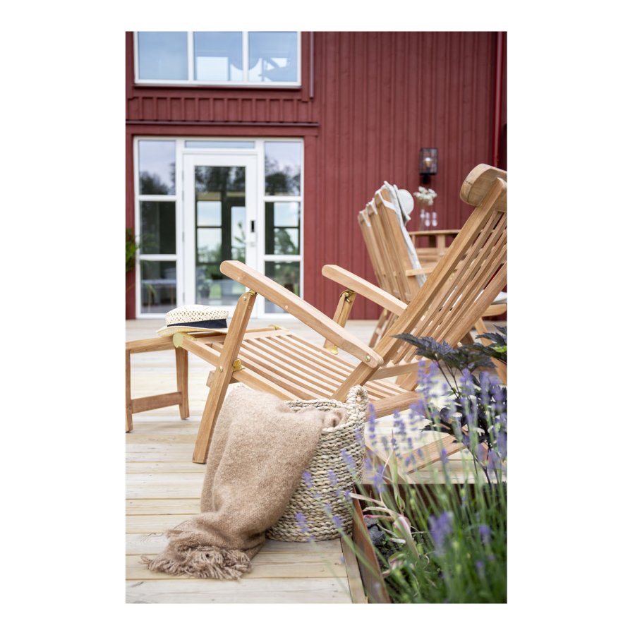 VENTURE DESIGN Kenya udendrs liggestol - natur teaktr 