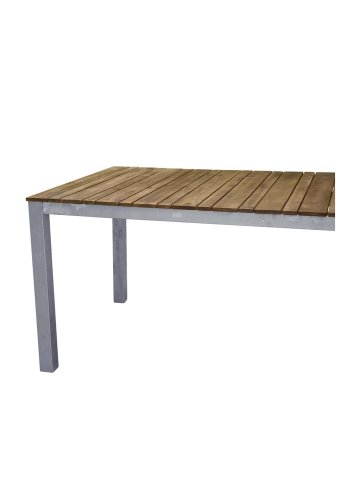 VENTURE DESIGN rektangulr Zenia havebord - natur akacietr og zink stl (200x100)