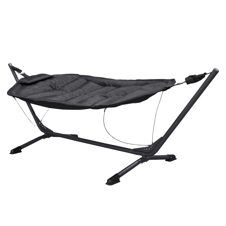 VENTURE DESIGN Niño udendrs hngekje - sort stof, stl og plastik 