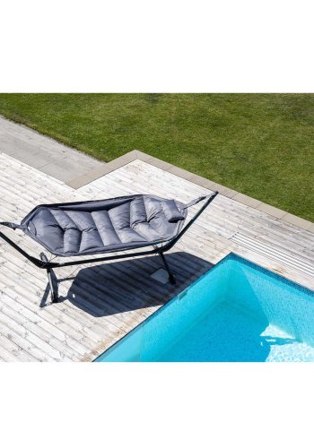 VENTURE DESIGN Niño udendrs hngekje - sort stof, stl og plastik 