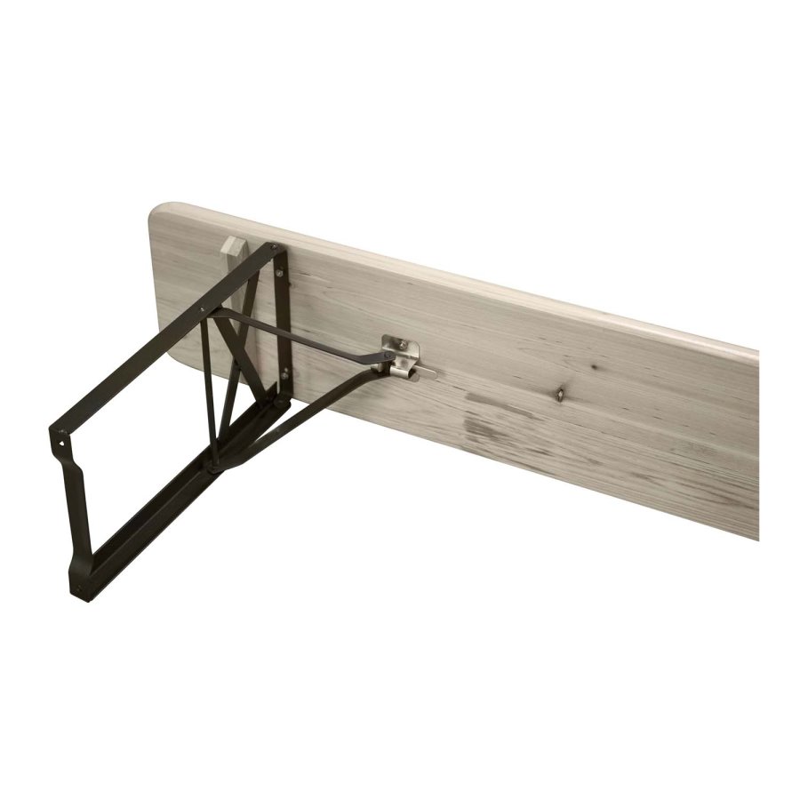 VENTURE DESIGN Guniess foldehavebord og havebnke - natur tr og sort metal 