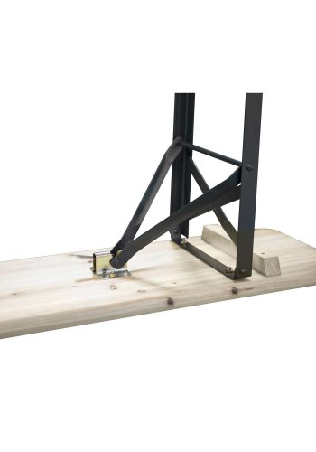 VENTURE DESIGN Guniess foldehavebord og havebnke - natur tr og sort metal 