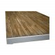 VENTURE DESIGN rektangulr Bois havebord - natur akacietr og hvid aluminium (200x100)
