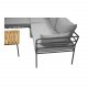 VENTURE DESIGN Penh Balcony hjrne havesofa - sort stl