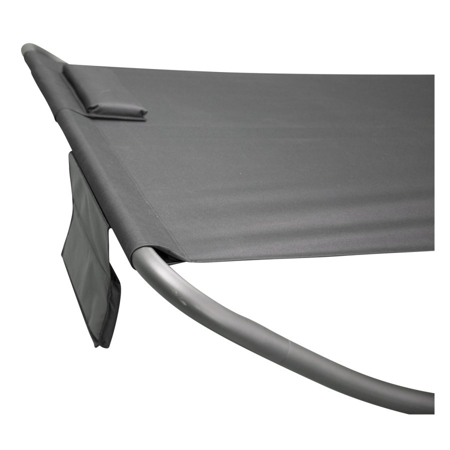 VENTURE DESIGN Gordo udendrs dobbelt gynge liggestol - sort stof og stl