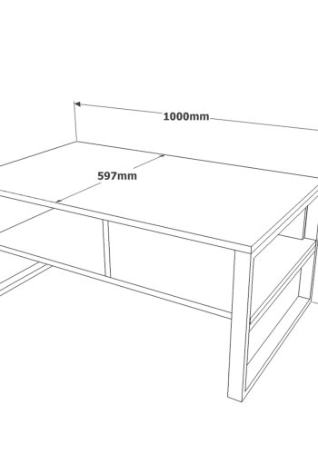 NORDVÄRK ML34 Sofabord, Atlantic Pine