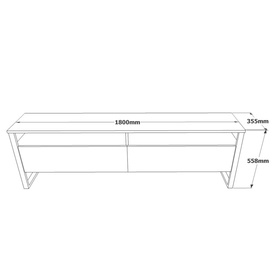 NORDVÄRK ML19 TV-enhed, Atlantic Pine