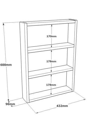 NORDVRK PR1 vghylde - natur melamin