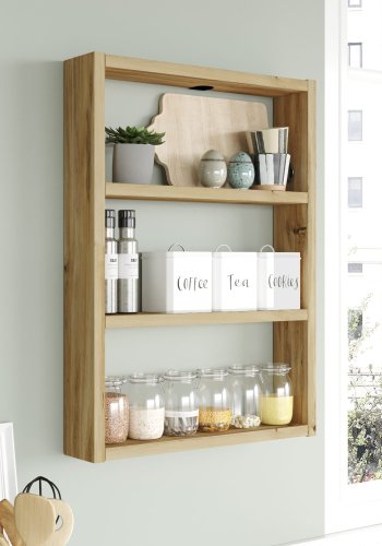 NORDVÄRK PR1 vghylde, m. 3 rum - natur melamin