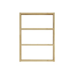 NORDVÄRK PR1 vghylde, m. 3 rum - natur melamin