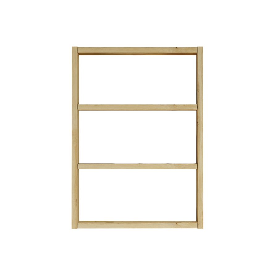 NORDVÄRK PR1 vghylde, m. 3 rum - natur melamin