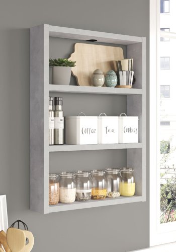 NORDVÄRK PR1 vghylde, m. 3 rum - gr melamin