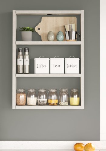 NORDVÄRK PR1 vghylde, m. 3 rum - gr melamin