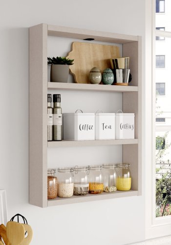 NORDVÄRK PR1 vghylde, m. 3 rum - gr melamin