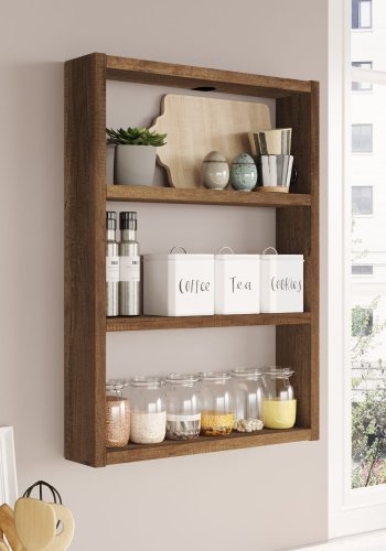 NORDVÄRK PR1 vghylde, m. 3 rum - natur melamin