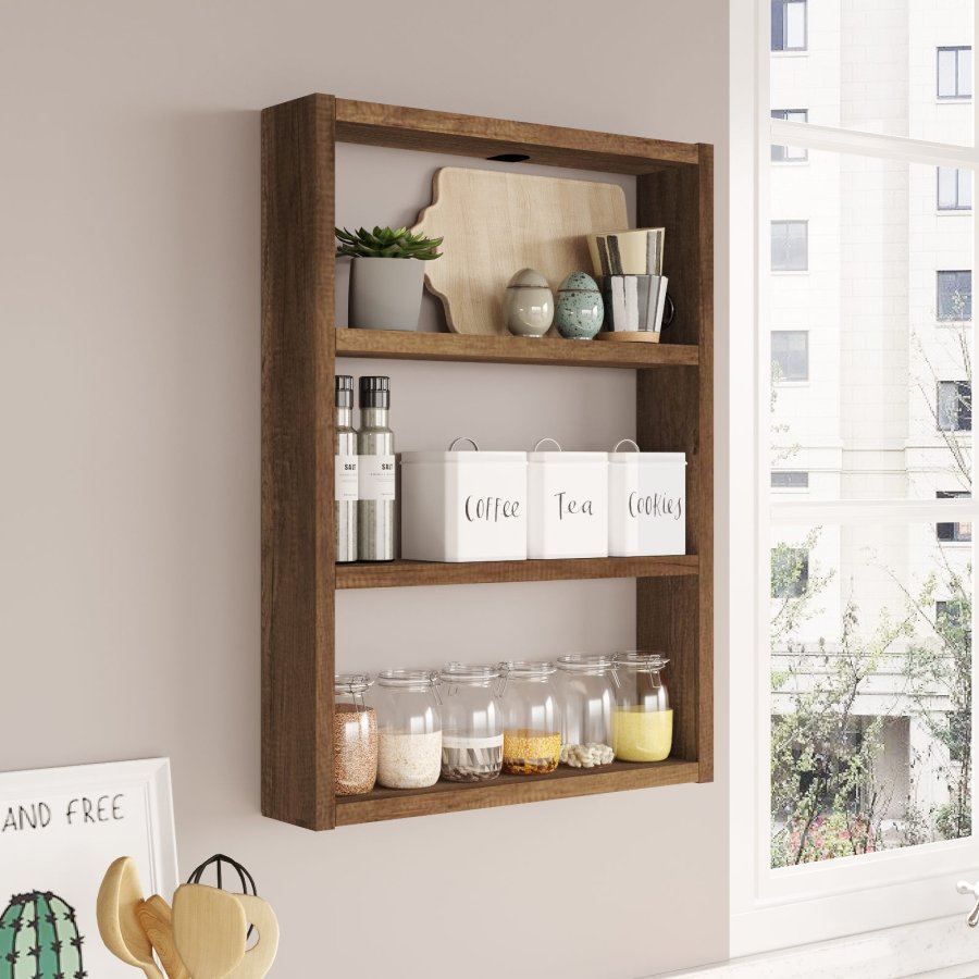 NORDVÄRK PR1 vghylde, m. 3 rum - natur melamin