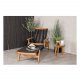 VENTURE DESIGN Little John udendrs liggestol - natur akacietr og sort reb 