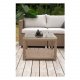 VENTURE DESIGN Vamos modul sofa havest 3+2+1 m. hynder - sand, natur rattan og aluminium 