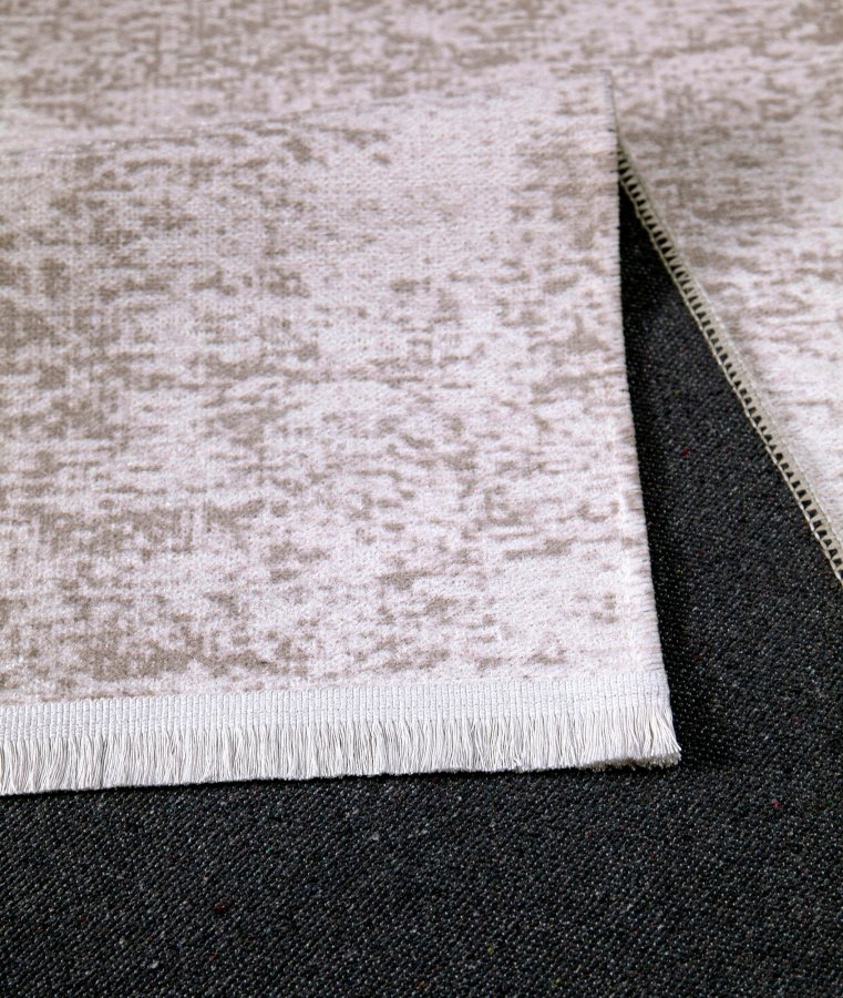 TEPPI 1519 gulvtppe m. mnster, rektangulr - multifarvet fljl stof (160x230)