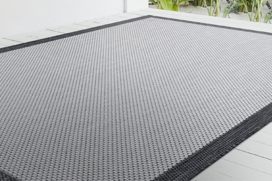 TEPPI 23745A gulvtppe, rektangulr - gr sisal (200x290)