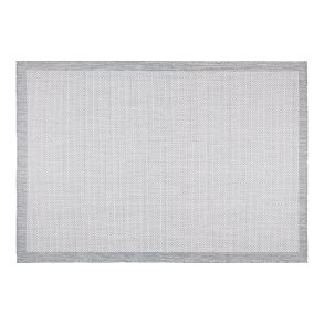 NORDVÄRK 23745A Fresco udendrs gulvtppe, rektangulr - antracit og hvid sisal (160x230)