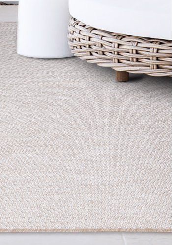 NORDVÄRK Fresco 20522A udendrs gulvtppe, rektangulr - ecru polypropylen (80x150)