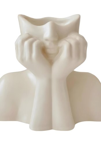 NORDVÄRK Iskandinav Layd vase - creme keramik