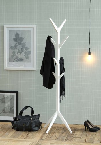 ACT NORDIC Ascot stumtjener - hvid tr