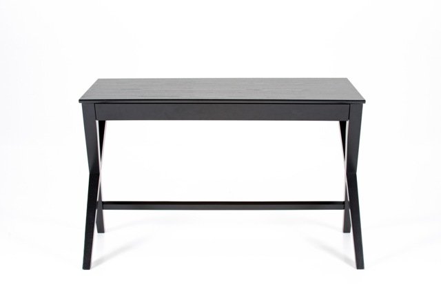 ACT NORDIC Writex skrivebord - Sort gummitr, m. skuffe