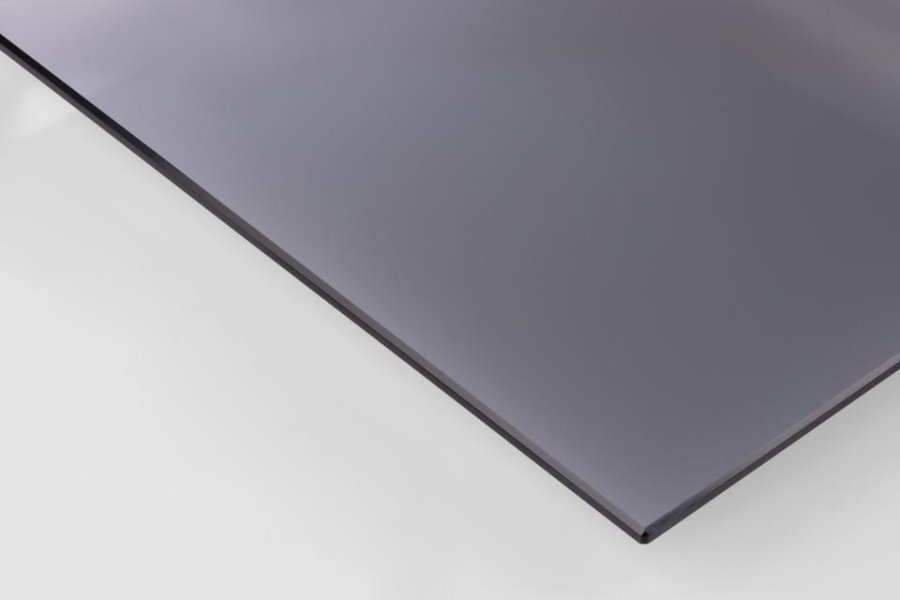 ACT NORDIC Halstow sofabord, rund - rgfarvet glas og sort stl (80)