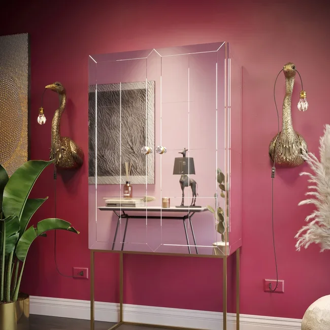 KARE DESIGN Animal Heron vglampe - guld polyresin og aluminium