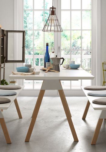 KAVE HOME Silke stolehynde, rund - lysegr stof (35)