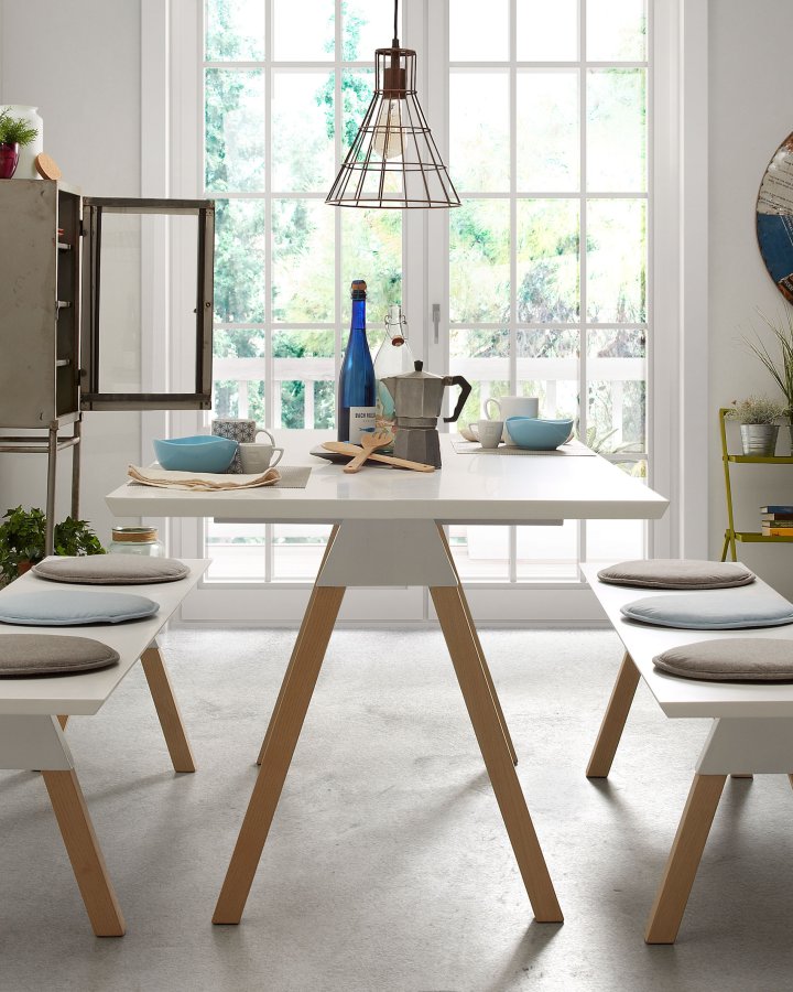 KAVE HOME Silke stolehynde, rund - lysegr stof (35)