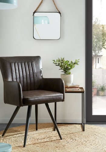 KAVE HOME Doc gulvtppe, rund - natur jute (100)