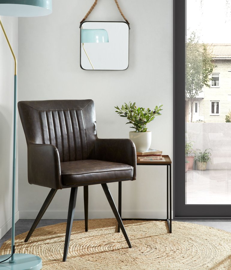 KAVE HOME Doc gulvtppe, rund - natur jute (100)