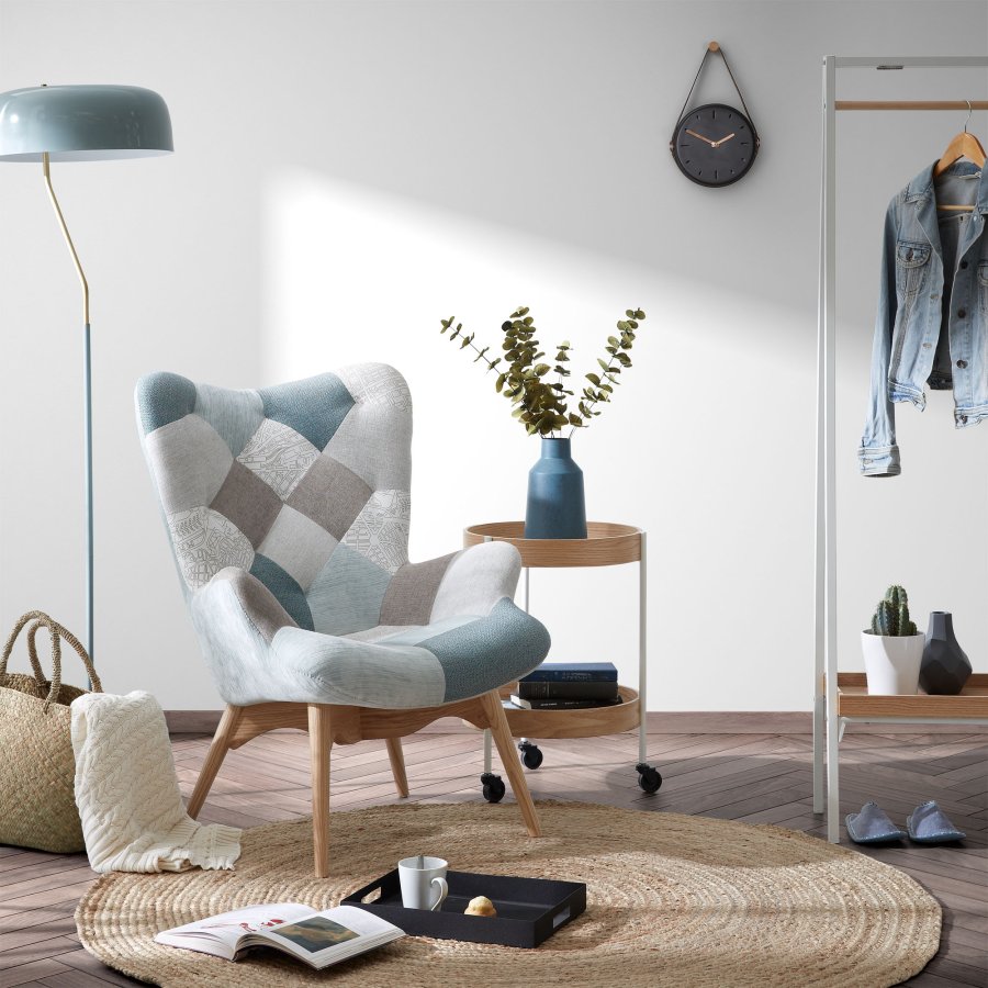 KAVE HOME Doc gulvtppe, rund - natur jute (100)