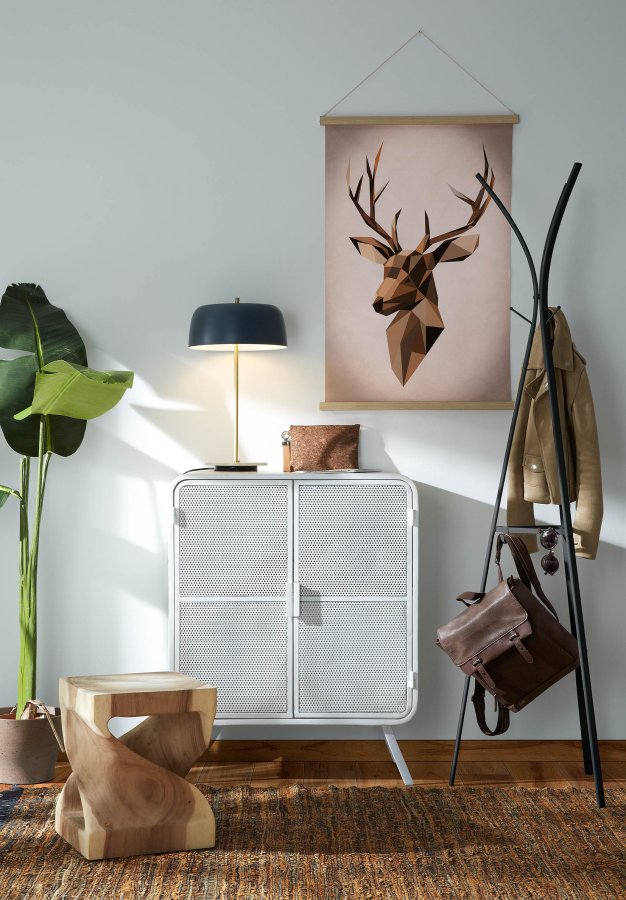 KAVE HOME Stearn stumtjener - sort metal 