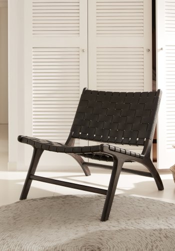 KAVE HOME Takashi gulvtppe, rund - gr uld (150)