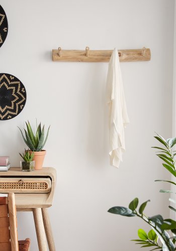 KAVE HOME Gaillech knagerkke - natur teaktr