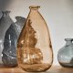 KAVE HOME Brenna medium vase - brun genbrugs glas (H:36)